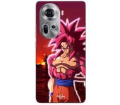 Coque de téléphone - Maniacase - Oppo Reno 11 5G - Dragon Ball Goku SSJ4 - Silicone - Souple