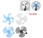 Aspa de ventilador de plástico para el hogar, tres/cinco hojas con cubierta de tuerca para ventilador de Pedestal de pie, accesorios generales 12 Inch azul cielo