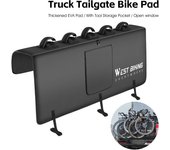 Portabicicletas para puerta trasera de camioneta, soporte para bicicletas, accesorio para transporte de bicicletas For 2 bike