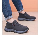 Botas de nieve cálidas de invierno para hombre, botines cortos antideslizantes resistentes al agua con forro de piel sintética, zapatillas de trabajo cómodas para hombre, mocasines para caminar 38 negro