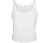 Build Your Brand Camiseta sin mangas extragrande para mujer / mujer S negro