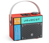 Altavoz Bluetooth portátil, altavoz inalámbrico recargable con graves profundos, compatible con tarjeta TF, unidad USB, decoración del hogar para fiestas al aire libre. beige