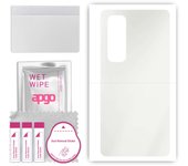 apgo MATTE Protective Skin Sticker for the back compatible with Xiaomi Mi Note 10 Lite, Wrap Film, Hydrogel Film, Flexible, Soft TPU with positioning