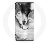 Coque pour Huawei P8 Lite Loup Duo animaux