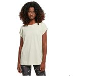 T-shirt femme - Urban Classics - Extended Shoulder GT - 100% coton - Manches longues - Vert clair