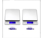 Báscula de cocina precisa de 3000g/0,1g, báscula de joyería de alta precisión, Mini báscula de comida, cocina eléctrica 500/0.01g