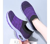 Zapatillas de montañismo transpirables con amortiguación de aire para mujer. Tallas grandes disponibles. 36