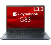 Cuerpo de aleación Dynabook G83 Windows 11Pro de 64 bits Memoria principal 8 GB SSD 256 GB Sin unidad óptica LAN inalámbrica de alta velocidad Cámara web con reconocimiento facial