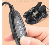 1 par de plantillas calefactoras eléctricas USB con 3 configuraciones de temperatura ajustables para hombres y mujeres, calentador de pies de invierno, almohadilla térmica de felpa para zapatos XL