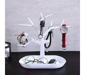 1 percha de árbol creativa para collares, joyas, pulseras, expositores de joyas, pendientes y anillos.