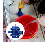 Bomba de agua de alta resistencia, autocebante, manual, taladro eléctrico, bomba centrífuga para jardín, para barco, bomba de agua de alta presión, herramienta de jardín blue