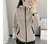 Cárdigan con capucha de vellón para mujer, chaquetas de felpa gruesas, suéteres deportivos cálidos, chaqueta para correr, fitness al aire libre, equitación, otoño e invierno XXXL azul