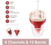 Audífono Mini amplificador de sonido con auriculares digitales audífonos para sordera Mini dispositivo de escucha oídos herramientas de primeros auxilios