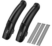 Juego de guardabarros delantero y trasero para bicicleta de montaña, accesorios para bicicleta de montaña, 2 uds. 2 pcs