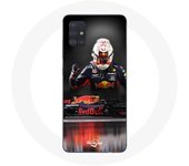 Coque maniacase pour Samsung Galaxy A71 Formule 1 Max Verstappen Pilote F1 Red Bull RB15
