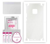 apgo Protective Skin Sticker for the back+sides compatible with Huawei Mate 20 Pro, Full Wrap Film, Foil, Vinyl - Pattern Matte Transparent