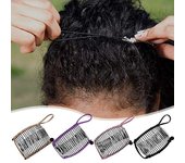 Peine para el cabello ligero, portátil, fuerte, flexible, diseño minimalista, operación simple, peine para peinar el cabello S color rosa
