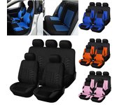 Brand Embroidery Car Seat Covers Set Car Organizer Universal For golf 4 For Citroen C4 For izh 2126 For Hyundai Ai 20 For Honda Blue front