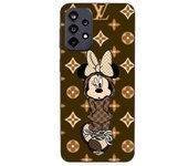 Coque maniacase pour Samsung Galaxy A53 4g minnie Disney Lv marron