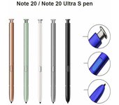 Lápiz óptico S Pen compatible con Samsung Galaxy 20 Ultra 20 N985 N986 N980 N981 (no compatible con Bluetooth) negro