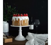 Soporte para tartas, soporte para postres, de metal, estilo europeo, antideslizante, redondo, para bodas, fiestas y aniversarios.