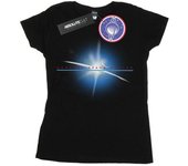 NASA Womens/Ladies Kennedy Space Centre Planet Cotton T-Shirt L negro