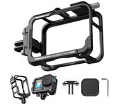 Marco protector metálico para jaula de conejo compatible con MAXOLA GoPro 13/12/11/10/9 (Modelo estándar)