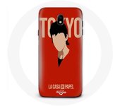 Coque pour Samsung Galaxy S5 La casa de papel Tokyo Fanart logo