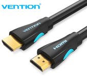 Vention Cable HDMI 4K 2,0 Cable HDMI a HDMI Cable conector chapado en oro para HD TV PS3/4 interruptor divisor Cable HDMI 2,0 0.75m negro