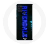 Coque Samsung Galaxy A21S Riverdale Série Logo bleu