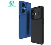 Funda de teléfono Nillkin para OnePlus Nord CE 3 Lite, funda protectora deslizante para cámara, funda trasera dura para PC a prueba de golpes OnePlus Nord CE 3 Lite azul
