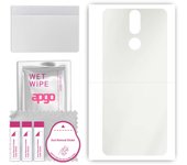 apgo MATTE Protective Skin Sticker for the back compatible with Cubot Power, Wrap Film, Hydrogel Film, Flexible, Soft TPU with positioning layer easy