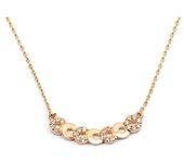 Les Trésors De Lily [M8898] - Collar chapado en oro 'Sissi' oro blanco - 25x5 mm oro
