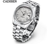 CADISEN nueva marca superior de lujo para hombre con caja 5ATM relojes mecánicos automáticos impermeables para hombre