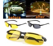 Nuevas gafas de sol con visión nocturna anti-UV para adultos, gafas para conducir de día y noche, gafas de sol para hombres, gafas de moda polarizadas para adultos as picture