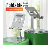 Soporte plegable ultrafino de aluminio para tableta: Almacenamiento portátil de sobremesa, multifuncional para iPad y tabletas dedicated for mobile phones and tablets