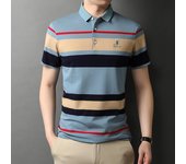 Polos de diseñador para hombre con bordado a rayas de marca de verano de primera calidad con camisetas informales de manga corta modas ropa para hombres 2022 XXXXL