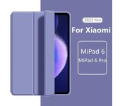 Para Funda Xiaomi Pad 6 Funda para xiaomi mi pad 6 Pro 11 pulgadas Funda de silicona Auto despertar y dormir Funda soporte de carga Xiaomi Pad 6 color rosa
