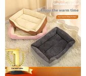 Cama para gatos y perros Cama cálida y gruesa para gatos Cojines para gatitos Casas para perros Nido para dormir para gatos y perros Colchón para mascotas Cama para gatos y mascotas S