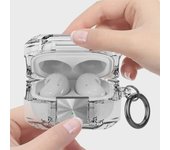 Funda Protectora Transparente para Auriculares Samsung Galaxy Buds2 Pro, En Stock Galaxy Buds Live/2/Pro/2 Pro/FE púrpura/transparente
