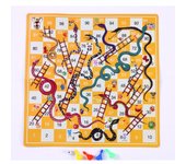 Escalera de serpiente, juguetes educativos para niños, juego de mesa interesante, tablero de ajedrez volador portátil, juego de mesa familiar