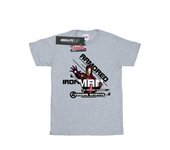 Marvel - Camiseta para hombre Iron Man Armored Avenger L blanco