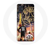 Coque pour Samsung Galaxy A51 PSG Neymar et Mbappé Joyeux noël