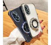Funda con soporte circular y revestimiento antigolpes en las cuatro esquinas para Oppo A58 4G 5G A38 A78 A57 A2 A74 A54 A17 A16 A9 A5 Reno12 11 10 8 6 For Oppo A58 4G