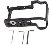 Jaula de cámara de metal y aluminio de liberación rápida para cámaras RP DSLR SLR para filmación de videos