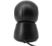 Escáner de código de barras con cable de escritorio 1D 2D QR plataforma de alta velocidad lector de detección automática manos libres USB negro