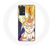 Coque Maniacase pour Samsung Galaxy A32 4G Dragon Ball Manga Anime Sangoku Visage énervé