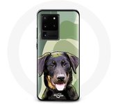 Coque pour Samsung Galaxy S20 Ultra Beauceron Noir Race de chiens