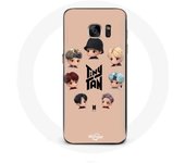 Coque pour Samsung Galaxy S6 BTS TinyTAN Animation Affiche RM Jin Suga J-Hope Jimin V Et Jungkook