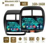 Para Mitsubishi ASX 1 2010-2016 2016-2022 para C4 Peugeot 4008 Radio de coche reproductor de vídeo Multimedia navegación GPS Android 2din 1 + 16GB